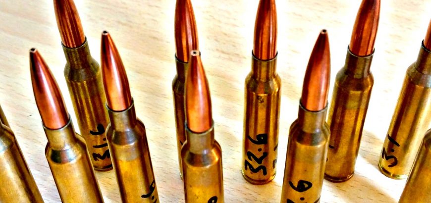 Hand loaded 6.5x55 rounds. Featuring PPU brass and 142gr Sierra Matchkingds.