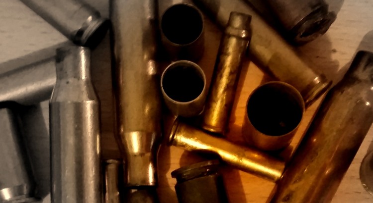 Assorted brass picked up from different ranges.