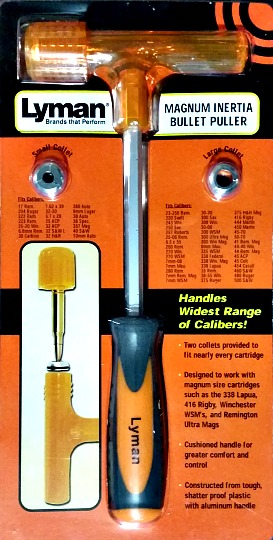 The Lyman Magnum Inertia Bullet Puller has all the instructions you need on the packaging.