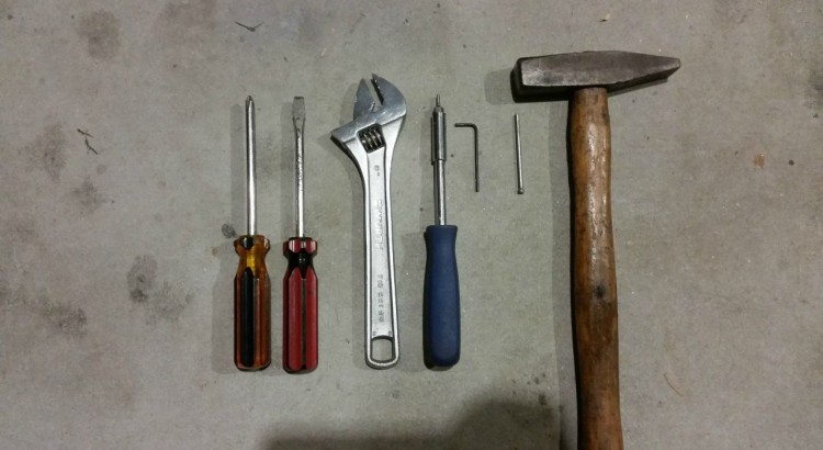 The tools needed for this job are pretty simple and should all be in your tool box already.