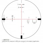 Every part of the reticle is useful for ranging or windage and is deliberate in its construction. Image courtesy of Vortex.