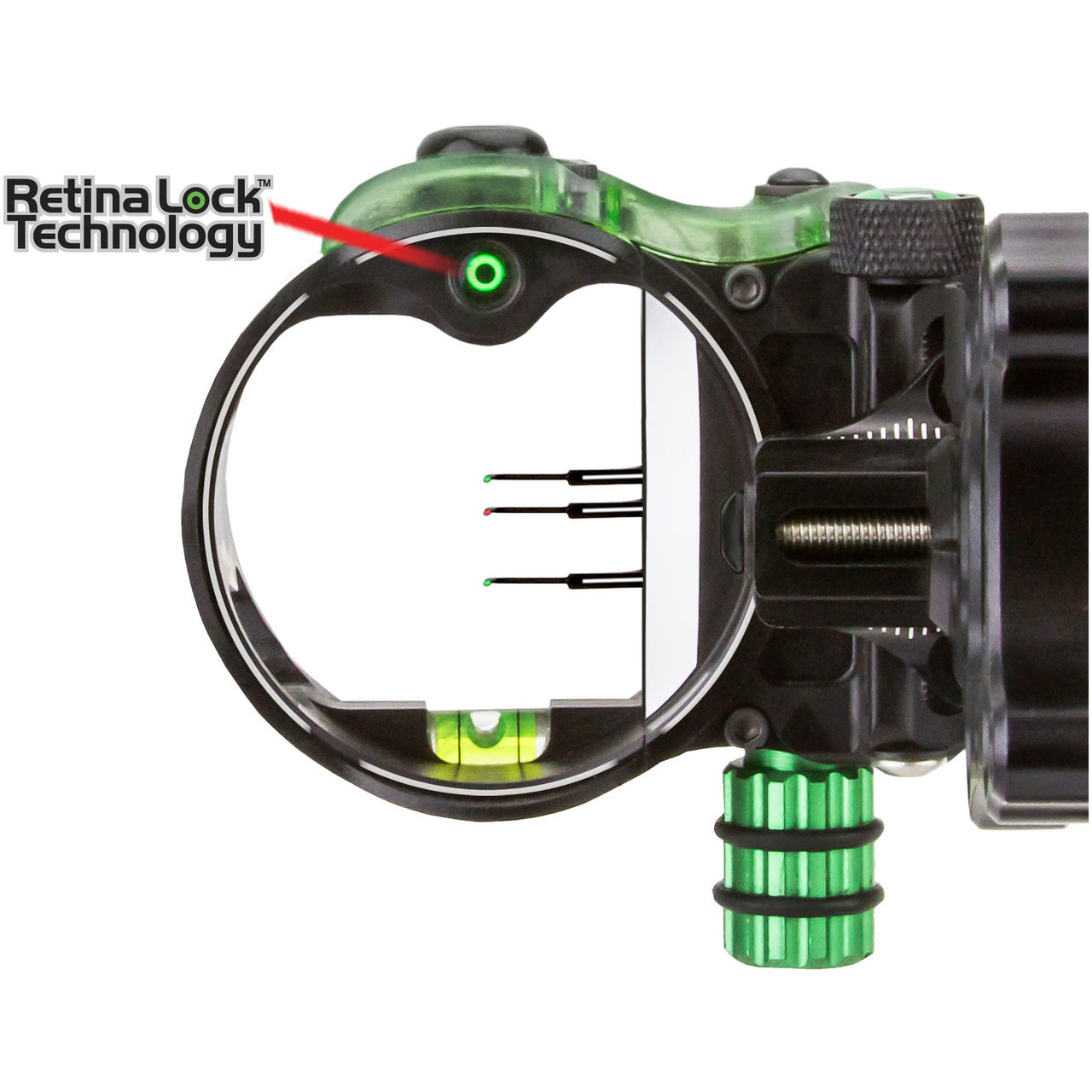 Compound bows and their accessories are probably quite a bit more modern than you expect. Pictured - bow sight with holdover pins. Image credit: Advanced Archery