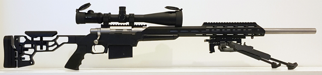 The feet allow for various angles, and the grippy, relatively soft rubber takes a lot out "bounce" out of heavier recoiling rifles.