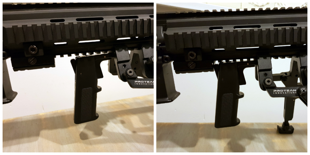 Creating a backstop for the Gen II bipod with Stability Grip means I don't have to think about anything when deploying the bipod.