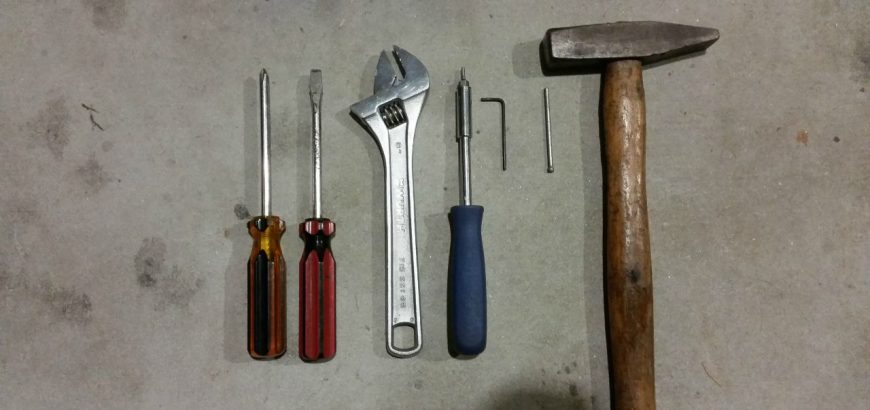 The tools needed for this job are pretty simple and should all be in your tool box already.
